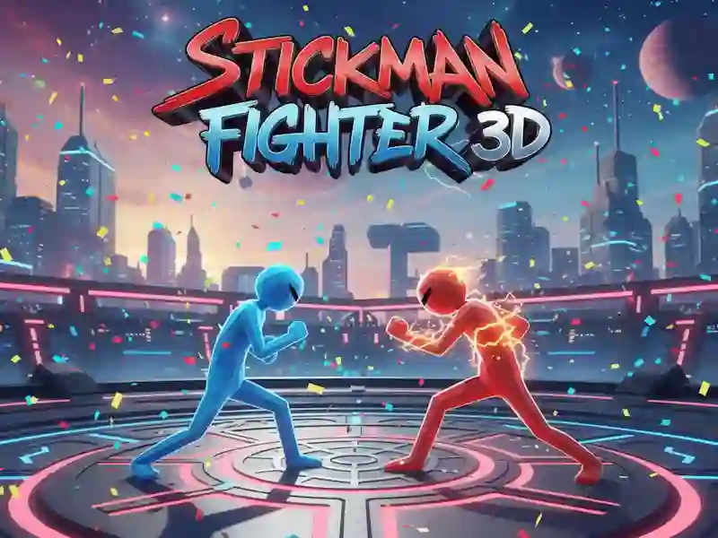 Spel Stickman-vechter 3D online
