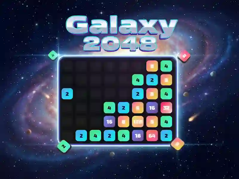 Spel Melkwegstelsel 2048 online