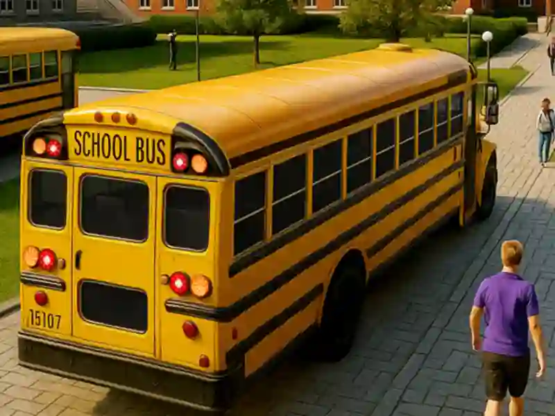 Spel Schoolbus-racespel online