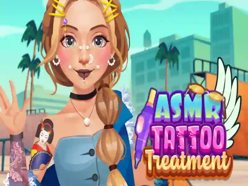 Spel ASMR-tattoo-behandeling online Spel ASMR-tattoo-behandeling online