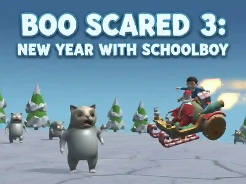 Spel Boo Scared 3: Nieuwjaar met schooljongen online