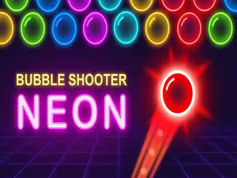 Spel Bubble shooter neon online