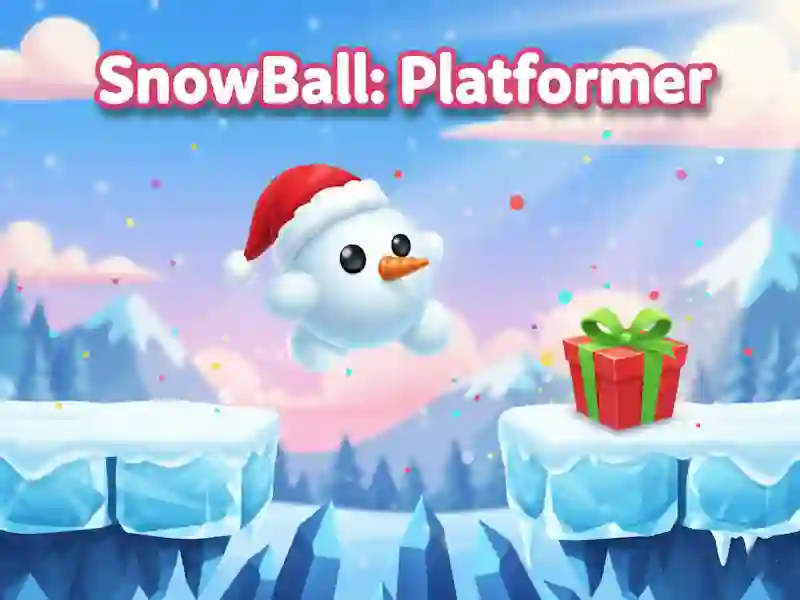 Spel Sneeuwbal: platformgame online