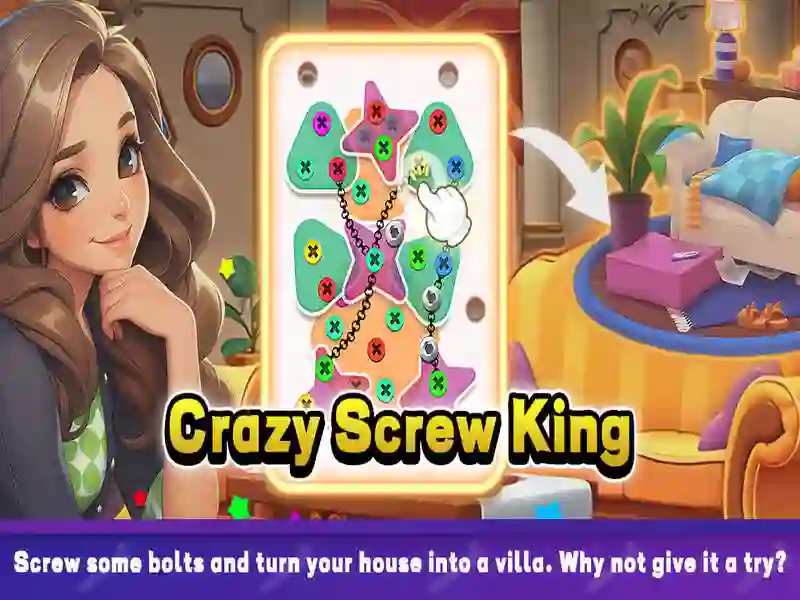 Spel Crazy Screw King online