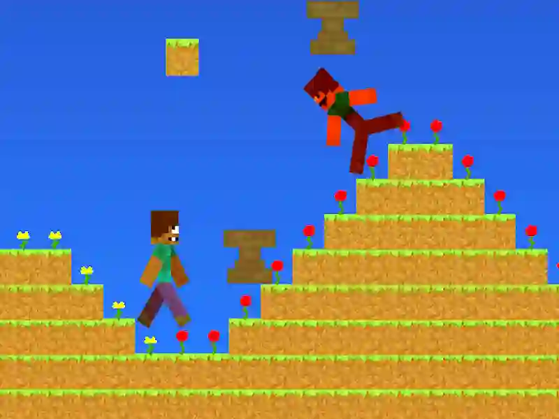 Spel Noob vs pro maar aambeeld regen minecraft online