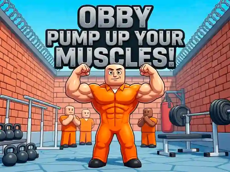 Spel Obby Pump Up Your Muscles! online
