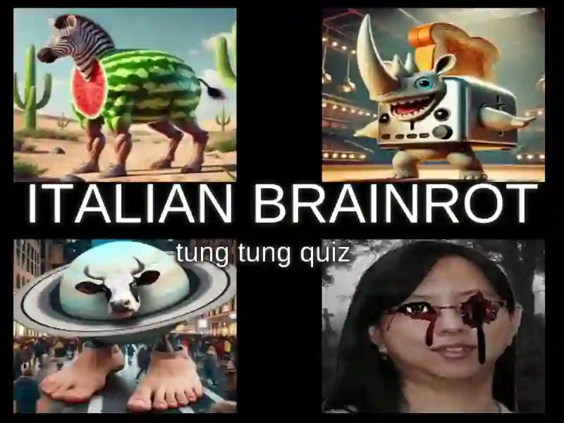 Spel Italiaanse brainrot tung tung quiz online