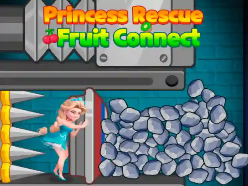 Spel Princess Rescue Fruit Connect online
