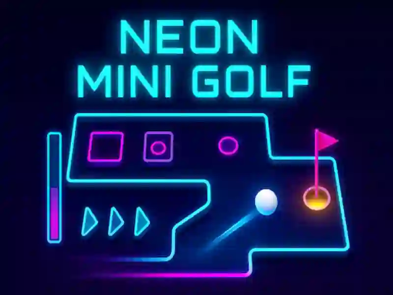 Spel Neon minigolf online