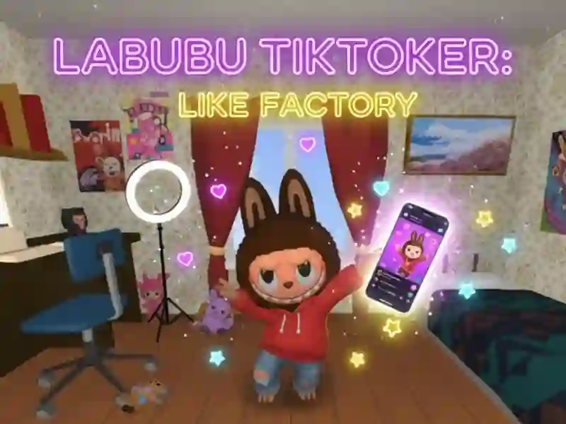 Spel Labubu TikToker: zoals een fabriek online