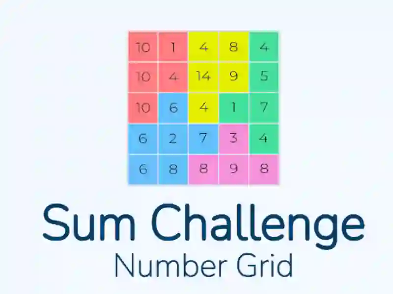 Spel Sum Challenge Number Grid online Spel Sum Challenge Number Grid online