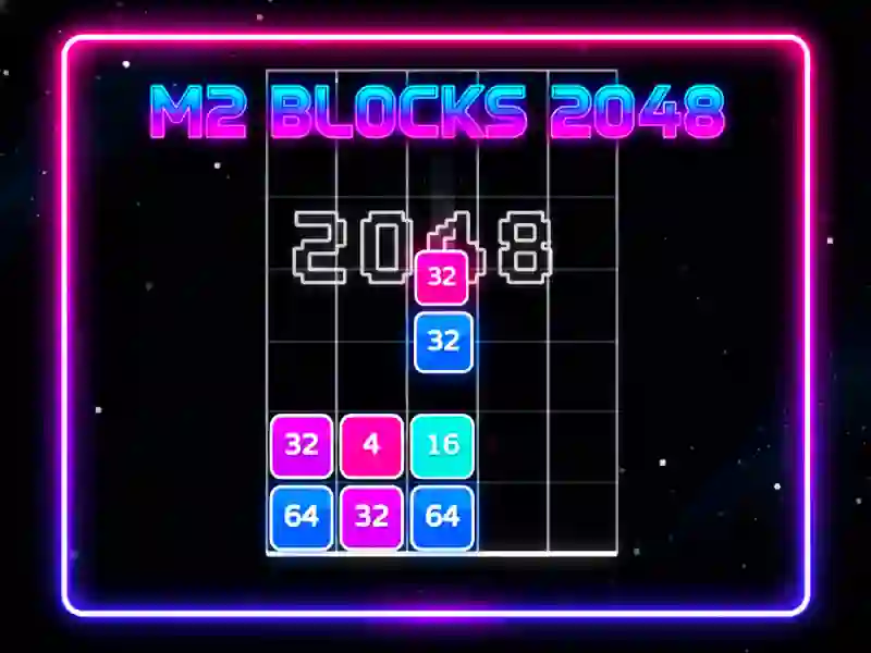 Spel M2-blokken 2048 online