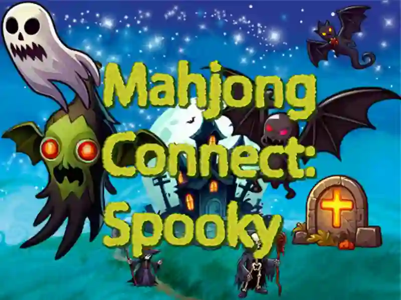 Spel Mahjong Connect Spookachtig online