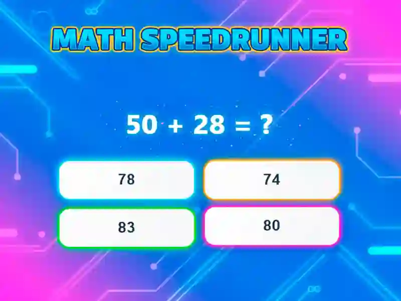Spel Math Speedrunner online