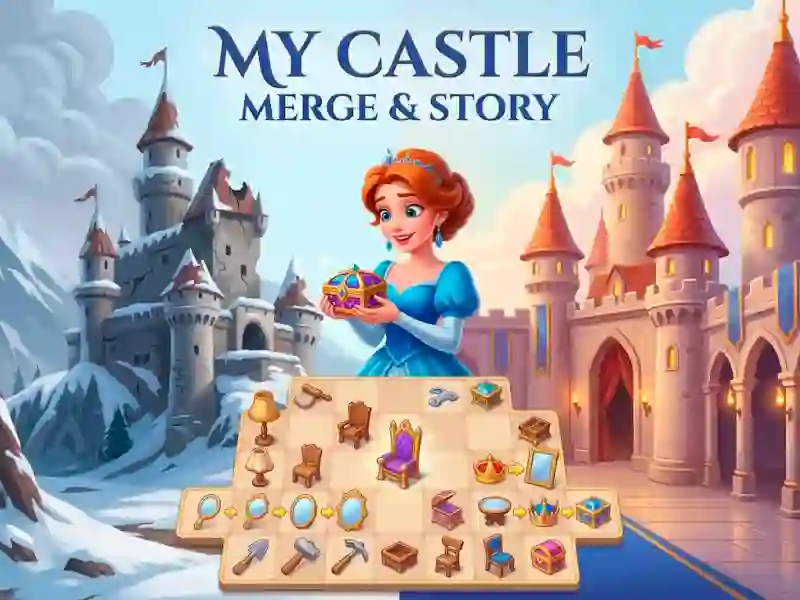 Spel My Castle. Merge & Story online