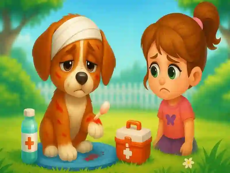 Spel Verloren puppy redding en zorg online Spel Verloren puppy redding en zorg online