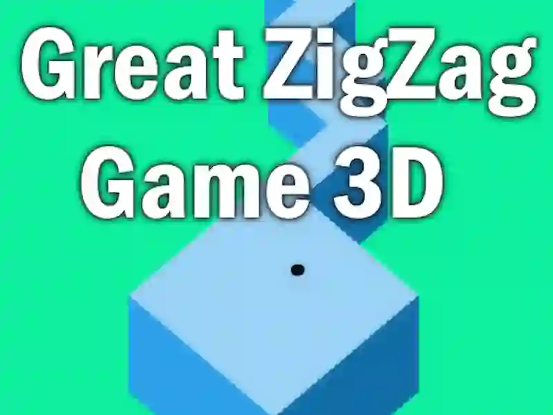 Spel Geweldig Zigzag-spel 3D online