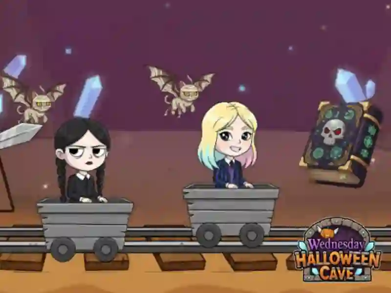 Spel Woensdag Halloween-grot online