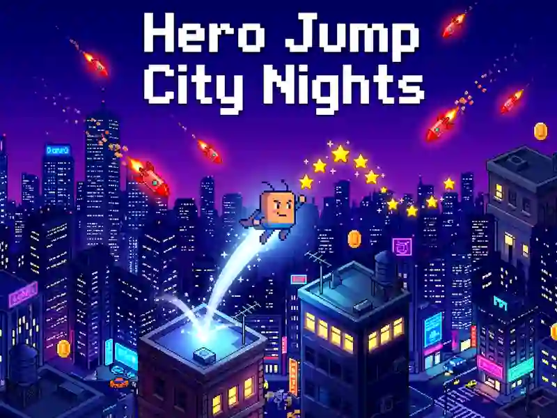 Spel Hero Jump stadsnachten online