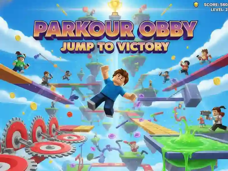 Spel Parkour Obby Spring naar de overwinning online