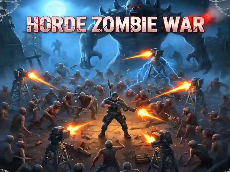 Spel Horde-zombieoorlog online