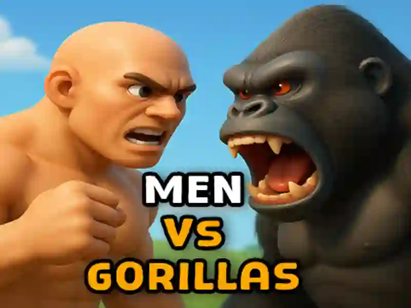 Spel Mannen versus gorilla's online
