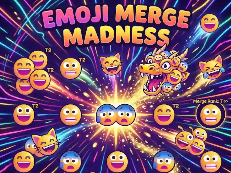 Spel Emoji Merge Madness online