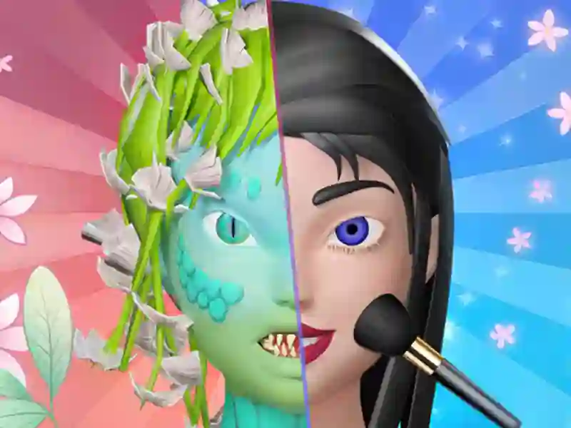 Spel Monster Makeup 3D online