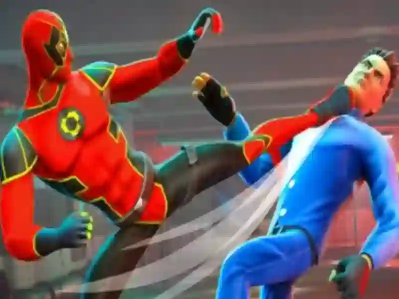 Spel Superhero vechten online