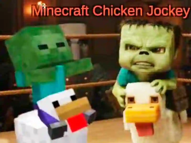 Spel Minecraft Chicken Jockey online Spel Minecraft Chicken Jockey online
