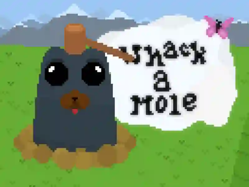 Spel Whack a Mole Pixel-versie online