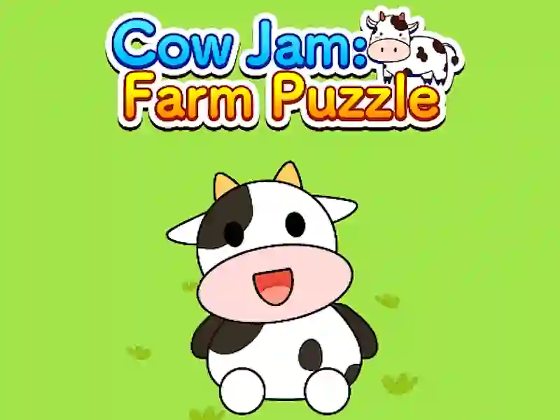 Spel Cow Jam Farm puzzle online