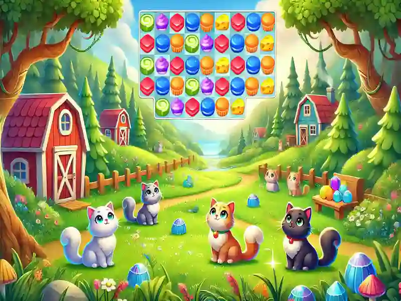 Spel Cat Match 3 online