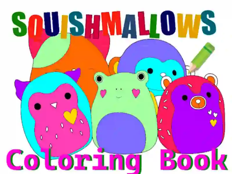 Spel Squishmallow kleurboek online