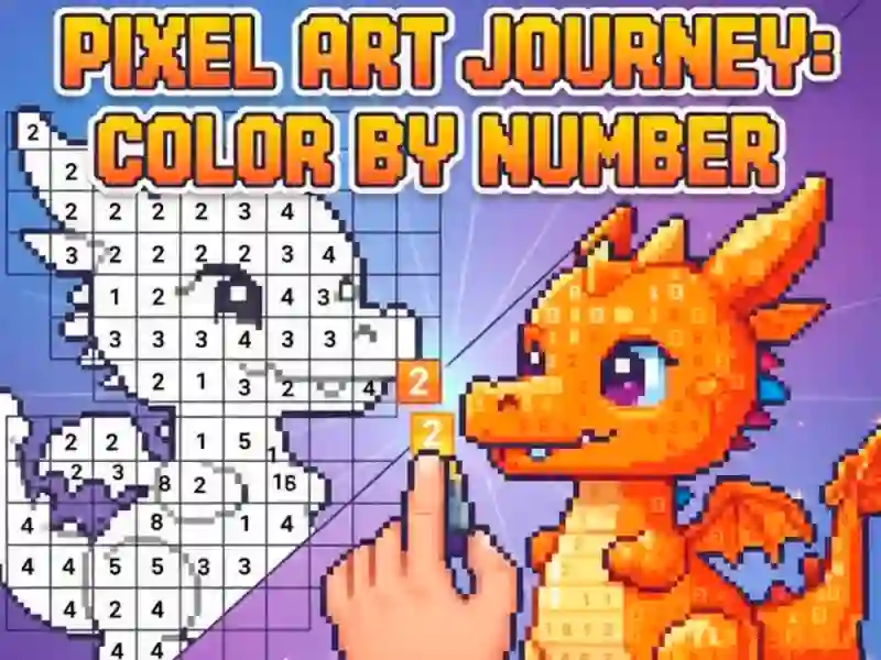 Spel Teken een afbeelding op nummer Pixel Art online
