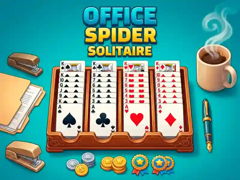 Spel Office Spider Solitaire online
