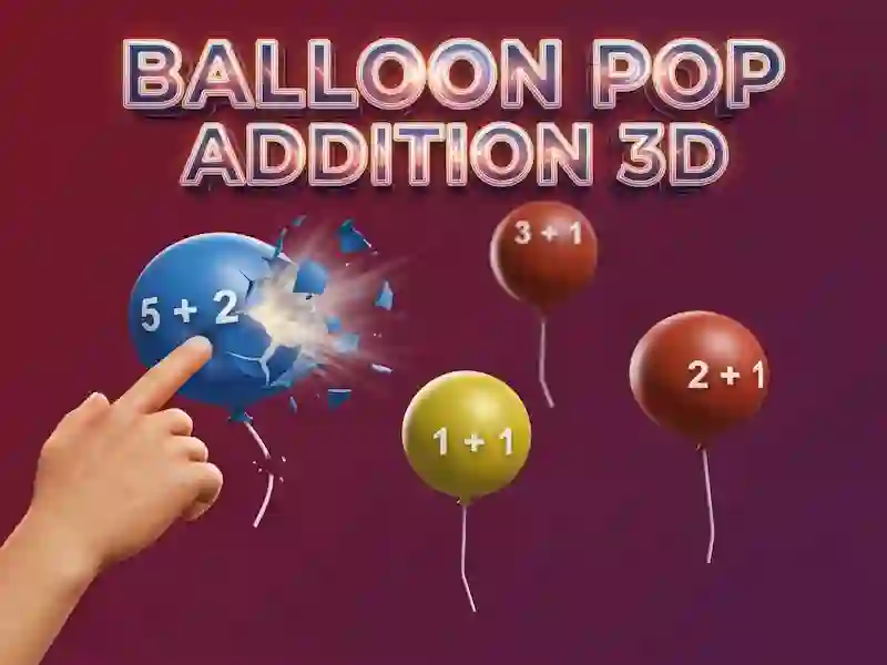 Spel Ballon Pop Toevoeging 3D online