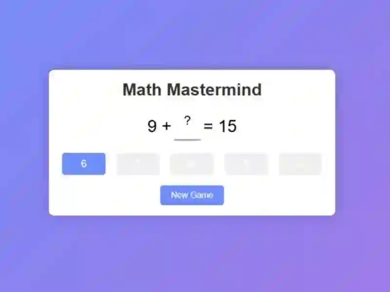 Spel Wiskundig meesterbrein online