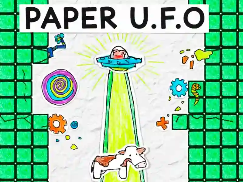 Spel Papier U. F. O. online