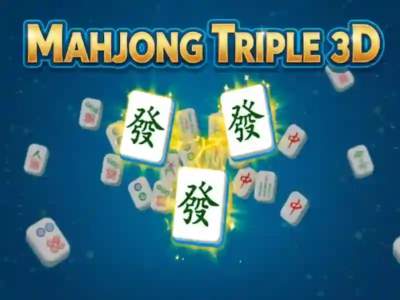 Spel Mahjong drievoudige 3D-tegelmatch online