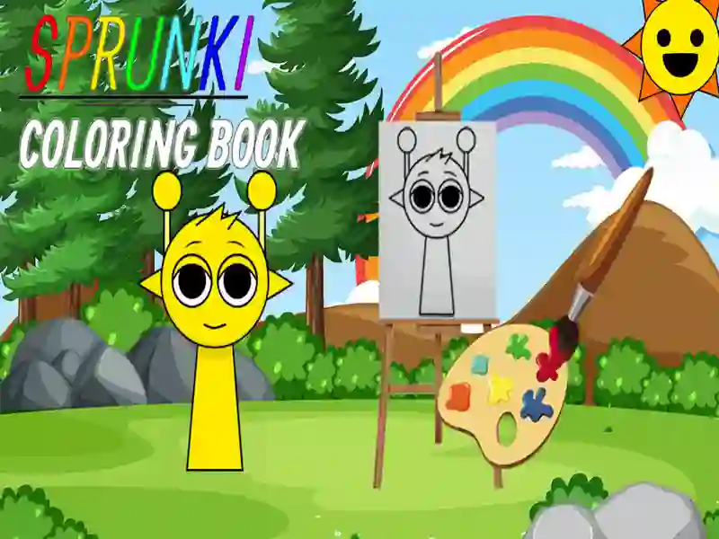 Spel Sprunki kleurboek online