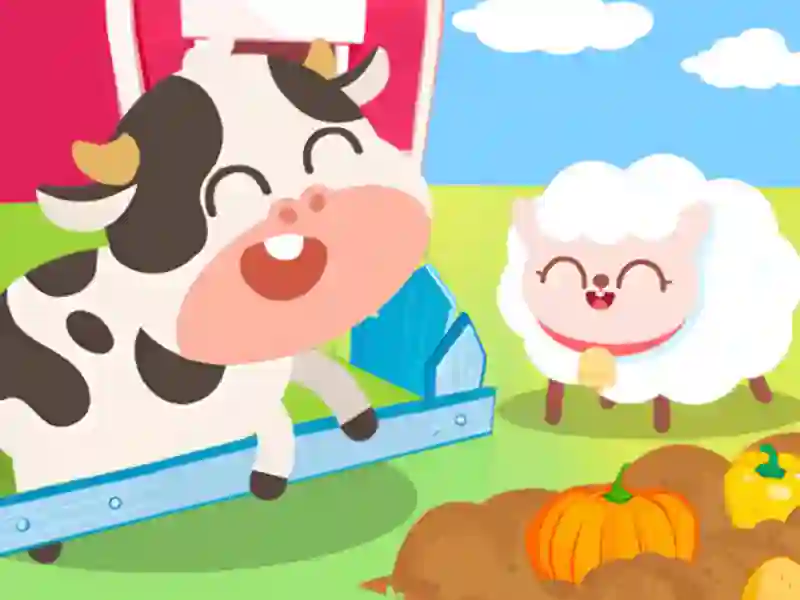 Spel Kinderen gelukkige boerderij dudu online