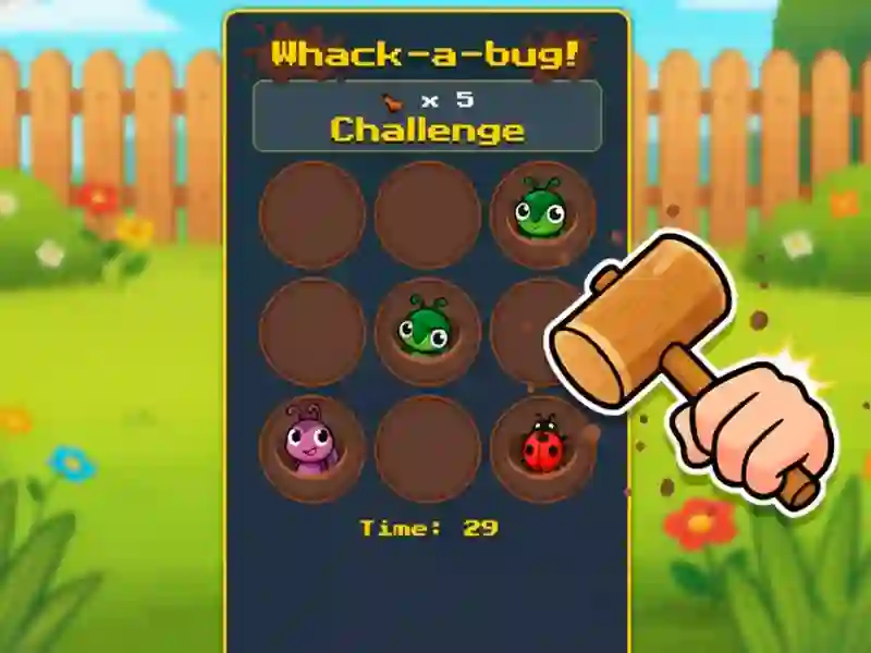 Spel Whack A Bug-uitdaging online