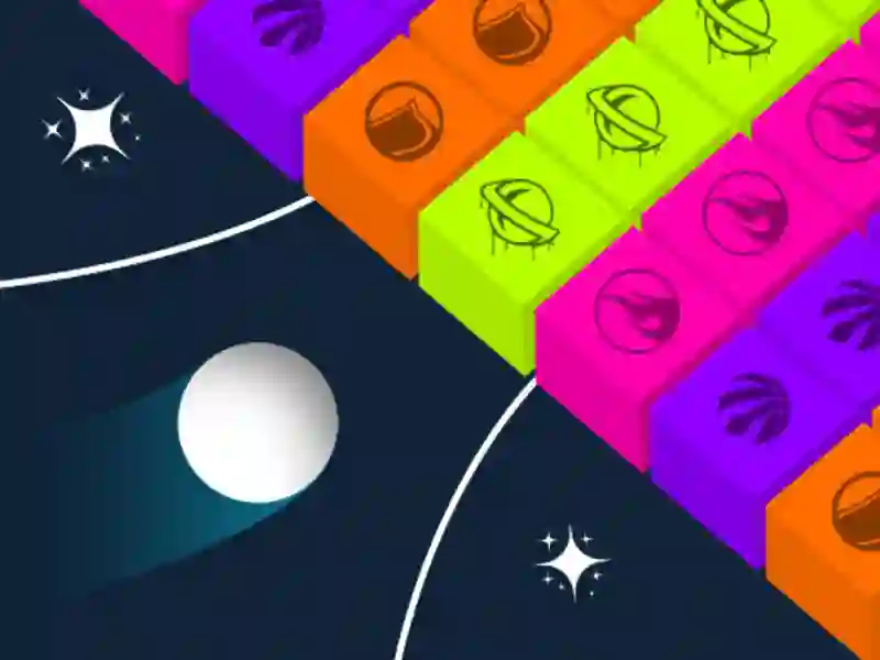 Spel Rollend kleurenbalspel online