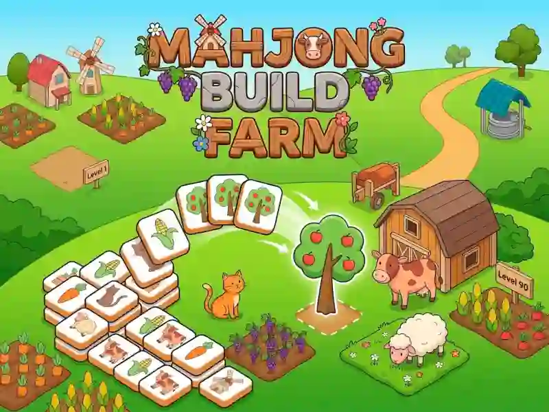 Spel Mahjong Build Farm online