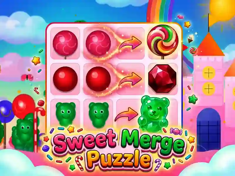 Spel Sweet Merge Puzzle online