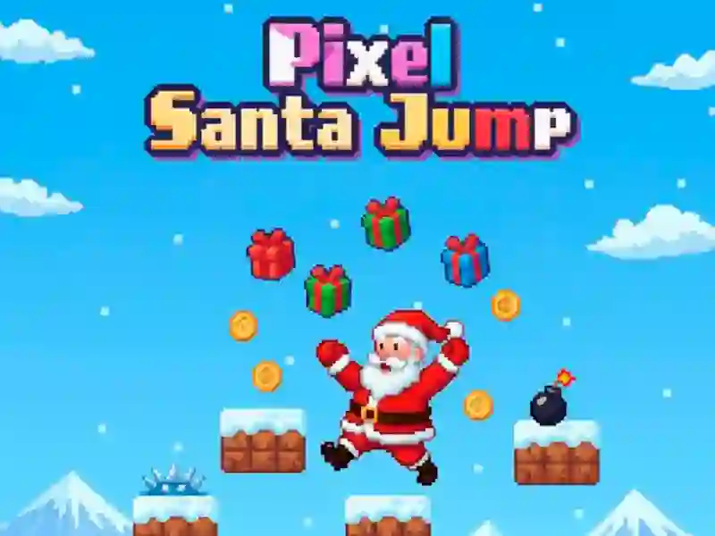 Spel Pixel Santa-sprong online