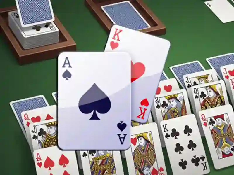 Spel Dubbele klondike solitaire-kaart online
