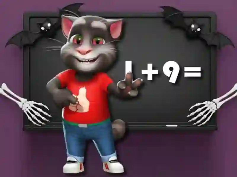 Spel Halloween Tom Wiskunde-uitdaging online Spel Halloween Tom Wiskunde-uitdaging online