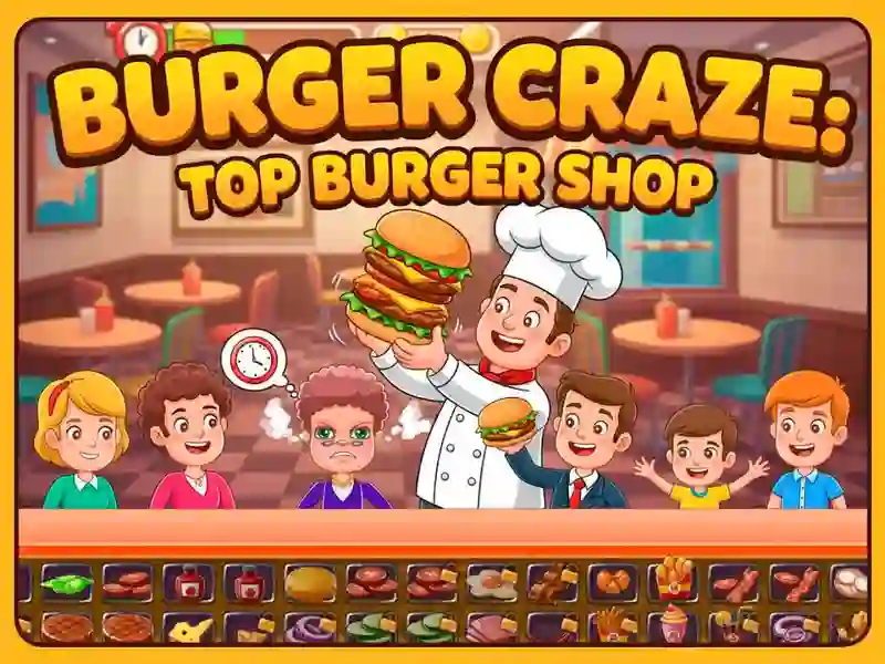 Spel Burgergekte: Top Burger Shop online